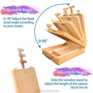 Fournitures d'art, <span class=keywords><strong>chevalet</strong></span> en bois de hêtre, boîte, ensemble de peinture acrylique, ensemble de peinture pour artistes adultes et enfants - Product Image 4