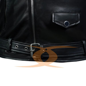 Veste de moto en cuir élégante pour homme, best-seller - Imperméable et respirante, couleurs personnalisées disponibles, qualité et service inclus - Product Image 6