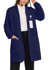 Venta caliente sarga algodón Doctor abrigo Hospital uniformes disfraces transpirable médico Dental laboratorio abrigos OEM al por mayor abrigos de moda - Product Image 3