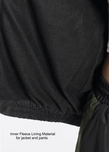 Ensemble de jogging coupe-vent d'hiver unisexe survêtement en tissu de nylon 100% personnalisé avec spandex vente en gros OEM - Product Image 5