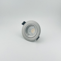 Downlight LED d'hôtel moderne de 4 pouces Plafonnier encastré rond intelligent avec détecteur de mouvement Design de spot intérieur personnalisé
