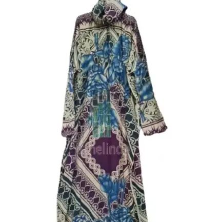 Peçe viskon moslem giyim kadın dua geleneksel motif benzersiz tasarım moda
