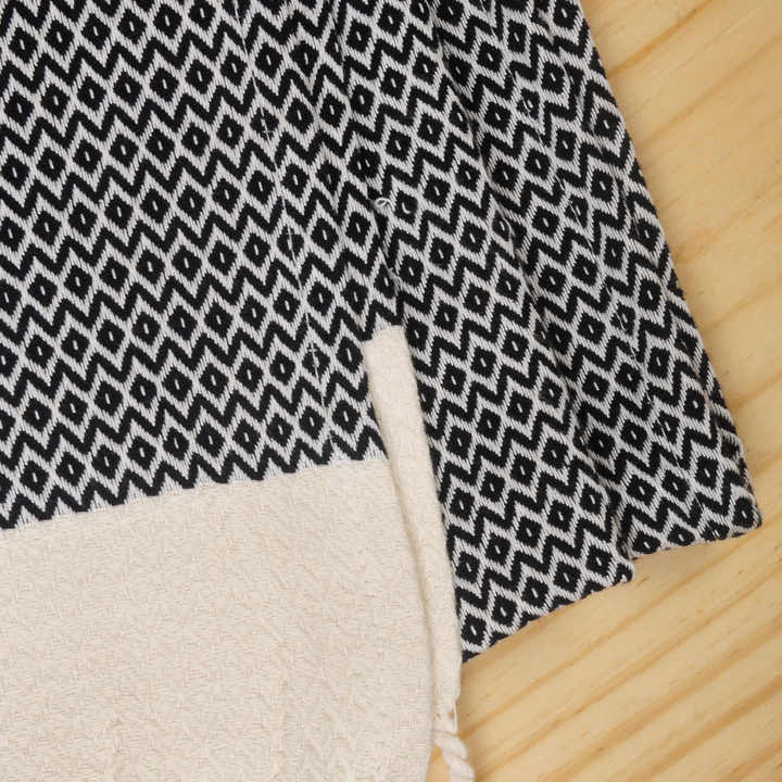 Pestimal Recycled Cotton Beach Bath Towel Medium  Woven Technique for Home Use