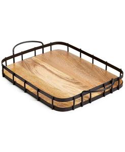 Plateau de service en bois au design de luxe écologique, multifonctionnel à forte demande pour la maison et l'hôtel - Product Image 6