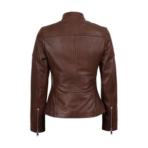 Veste en cuir vintage noire pour homme, style hiver, fermeture éclair, polyester/coton, lavage vintage - Pakistan - Product Image 4