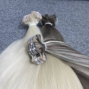 ผมมนุษย์แบบเทปตรงธรรมชาติใช้100% สีต่างกัน - Product Image 2