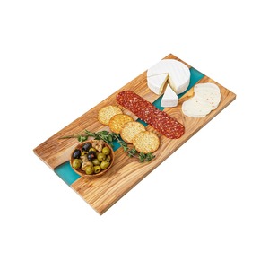 Grand bloc à découper en bois rectangulaire compact avec poignées Planches à découper Artisan Aura pour petite cuisine et usage domestique - Product Image 5