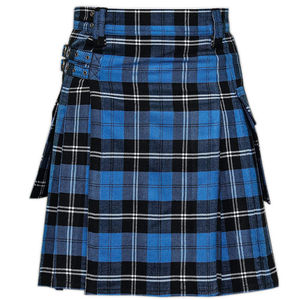 Kilts en tartan écossais | Tartan acrylique de 13oz disponible avec quantité minimale de commande Kilts textiles traditionnels musicaux au design personnalisé - Product Image 1
