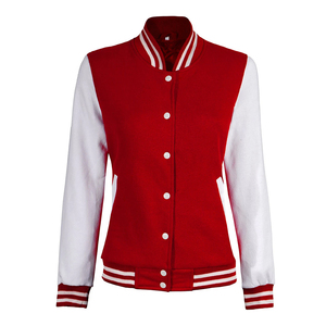 Veste universitaire à manches longues pour femmes coupe ajustée nouveau Style Streetwear coupe confortable conception personnalisable coton rempli Service OEM - Product Image 6