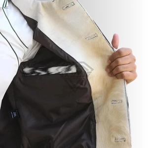 2025 meilleure vente haute rue hommes vache cheveux cuir veste Original lourd hiver manteau respirant vache cheveux cuir veste - Product Image 5