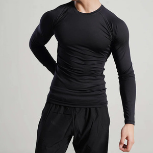 Ropa Deportiva Personalizada para Gimnasio, Camiseta Deportiva de Compresión de Secado Rápido para Hombre, Camiseta Deportiva de Manga Corta con Protección UV - Product Image 5