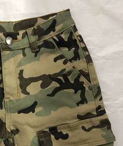 Pantalon short cargo pour homme Pantalon imprimé de qualité supérieure multicolore avec plusieurs poches dans un nouveau style court - Product Image 6