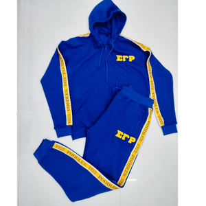 Survêtement Sigma Gamma Rho brodé en molleton de coton personnalisé fraternité survêtement respirant pour hommes grecs de haute qualité sororité - Product Image 2