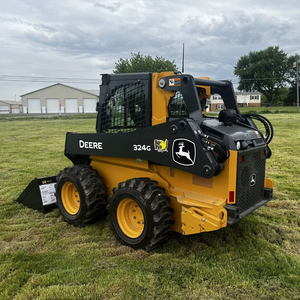 Johnn Deerre 324G Skid Steer Loader avec deux vitesses hydraulique à haut débit et hydraulique auxiliaire prêt à expédier - Product Image 5