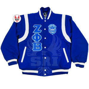 Custom Varsity Jacket Zeta Soror Men Wholesale Price Hot Sale Streetwear with Unique Embroidery and Premium Quality Man Jackets - Product Image 6