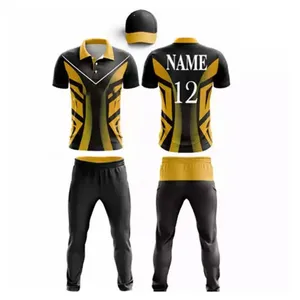 wholesale custom made Cricket Uniform Pants and Jersey with Light Weight Comfortable Print Logo and Number Cricket Uniform