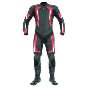 Traje de Motociclismo de Cuero de Una Pieza 2024, Ropa Deportiva de Alta Calidad, Tallas Grandes, con Bolsillos, Ignífugo e Impermeable, en Venta - Product Image 3