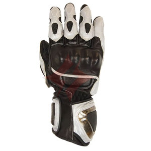 Gants de moto d'hiver Gants d'équitation rapide Gants en cuir en fibre de carbone Protection des jointures Coupe-vent Imperméable à l'eau Long Cuff Design Cold - Product Image 5