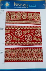 Fashion Gold Sequin <b>Lace</b> Trim for Apparel and Costumes Premium Gold Sequin Embroidery Trim for Clothing Accessories - Product Image 5