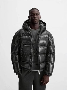 Veste matelassée surdimensionnée respirante légère personnalisée en gros hommes femmes hiver style de rue principale - Product Image 2