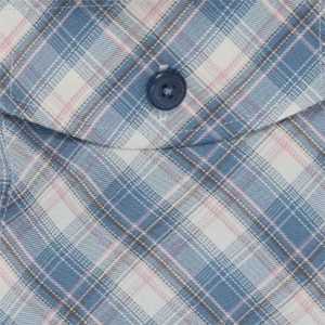 Brown Stripe Cross Pocket Woven Pajama Regular Fit <b>Lounge</b> <b>Pants</b> Soft Cotton-Poly Blend Drawstring & Pockets Sleepwear - Product Image 6