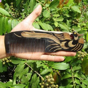 หวีเขาควายทำด้วยมือมีหลายประเภท - Product Image 5