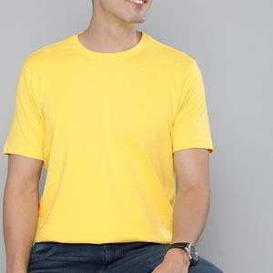 T-shirts unis T-shirts pour hommes de qualité supérieure T-shirts à manches courtes pour hommes vierges en gros T-shirts pour hommes avec logo personnalisé T-shirts unisexes de plus de taille - Product Image 4