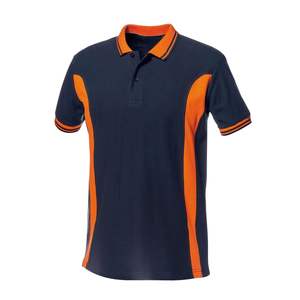 Camiseta Polo de Trabajo de Algodón y Poliéster Anti-UV con Cuello Acanalado para Adultos, Impresión por Transferencia de Calor, Logotipo Personalizado - Product Image 1