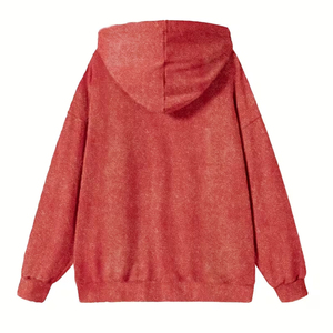 Sudadera con Capucha Holgada con Estampado Puff, Diseño Gráfico en Relieve y Tela Resistente para un Look Urbano Cómodo - Product Image 4
