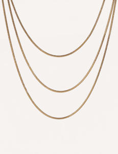 CUCOCUCA YOL 05 Collar de Cadena Fina de Acero Inoxidable Chapado en Oro Vintage, Regalo para Mujer, Diseño Simple y Elegante, Envío en 48h a la UE - Product Image 6