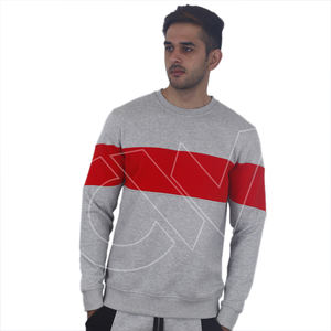 คุณภาพดีเต็มแขนเสื้อสวมหัวอินทรีย์ผ้าฝ้าย100% ที่กำหนดเองเสื้อสเวตเตอร์สำหรับผู้ชาย - Product Image 1