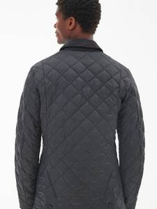 <span class=keywords><strong>Giacca</strong></span> Lunga Leggera Heritage Liddesdale 2025 Verde <span class=keywords><strong>e</strong></span> <span class=keywords><strong>Nera</strong></span> con Trapuntatura a Diamante Personalizzata Stile <span class=keywords><strong>Camicia</strong></span> Imbottita Annandale Verde Oliva da Uomo - Product Image 4