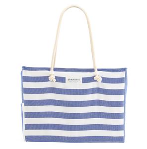 กระเป๋าสะพายไหล่ผ้าแคนวาสสี2024สำหรับผู้หญิงเป็นมิตรต่อสิ่งแวดล้อมมีซิปกระเป๋าโท้ทเดินทางกระเป๋าชายหาดสำหรับสุภาพสตรีแฟชั่น - Product Image 3