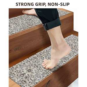 Tapis imprimé : tons doux, bohème, moderne, classique, marron, personnalisé, antidérapant, tapis d'entrée - Product Image 2