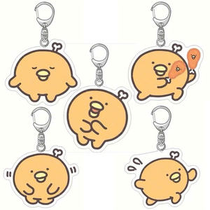 Adorable Yellow Chicken <b>Keychain</b> in Acrylic Fun Bag Hanger & Multi-Use Keyring <b>Anime</b> <b>Toys</b> Gift - Product Image 4