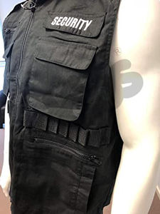 เสื้อกั๊กสะท้อนแสงสำหรับผู้ชาย ผลิตจากโพลีเอสเตอร์ 100% เสื้อกั๊กทำงานแบบมองเห็นได้ชัดเจน พร้อมคุณสมบัติความปลอดภัยสำหรับการทำงานและเสื้อกั๊กสำหรับงานรักษาความปลอดภัย - Product Image 5