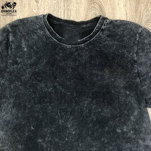 Nouveautés T-shirts Streetwear Homme Délavés à l'Acide 100% Coton Design Personnalisé Haute Performance Respirant Toile Robuste Col Ringer - Product Image 2