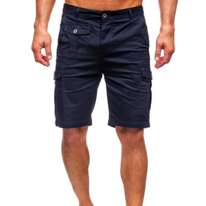 Pantalones Cortos Casuales Sólidos de Alta Calidad para Hombre, Diseño Personalizado, Poliéster/Algodón, Secado Rápido, Transpirables, Servicio OEM, Venta al por Mayor - Product Image 4