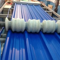 0.45*1000mm Métal Ondulé Prépeint Couleur Tôle D'acier Galvanisé Tôle De Toit Ondulé Gi Tôle De Toiture