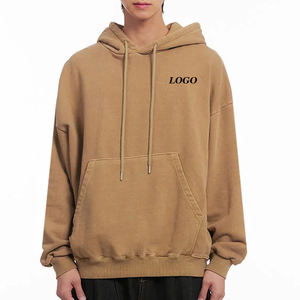 Sudadera con Capucha de Diseño Holgado para Hombre, con Capucha Ajustable para Invierno, Servicio OEM, Tejido Transpirable, Diseño de Sudadera con Capucha - Product Image 1