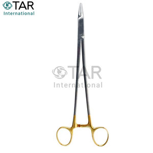 ที่ใส่เข็มแบบมืออาชีพคีมหนีบแบบครึ่งทองหนัก205มม. 8นิ้วเครื่องมือทางการแพทย์แบบเข็ม - Product Image 6