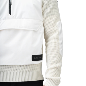 Suéter de Punto con Media Cremallera para Hombre, Diseño Híbrido, Manga Larga, Informal, Ligero y Deportivo - Product Image 4