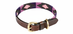 ปลอกคอสุนัขหนังแท้ธีมโปโลทนทานปลอกคอสัตว์เลี้ยงคุณภาพสูงดีไซน์วินเทจจาก Divine International - Product Image 3