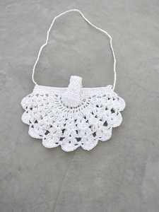 กระเป๋าแบบมีสายทำจากผ้าฝ้าย Macrame ออกแบบได้ตามต้องการเหมาะสำหรับร้านเครื่องประดับแฟชั่นสำหรับการขายต่อสีน้ำตาล - Product Image 2