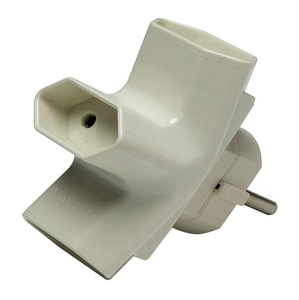 Triple bipolar <b>adapter</b> without TTL, 4.8 mm <b>plug</b>, 10A IK07 (Famatel 1209) - Product Image 1
