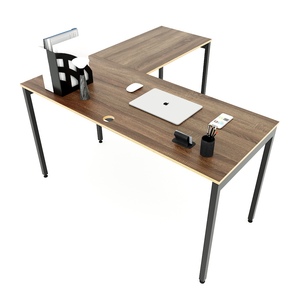 โต๊ะทำงานรูปตัวแอลแบบมินิมอล โครงเหล็ก 140x140 ซม. รุ่น Slean HCSL017 ระบบมอเตอร์คู่ สำหรับสำนักงาน/ห้องนอน โครงโลหะ - Product Image 3