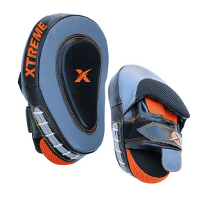 XTREME Professional Leather PU Boxing <b>Focus</b> <b>Pads</b> Target <b>Pad</b> Muay Thai Kickboxing Karate/Taekwondo Training-Protective Breathable - Product Image 1