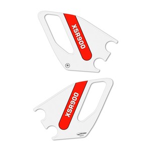 Adesivi 3D Protettivi per Cavalletto Moto Yamaha XSR 900 Rosso 2022, Tank Pad e Adesivi Compatibili con il Modello - Product Image 1