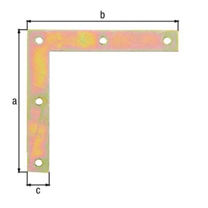 Mbelwinkel L.100x100mm B.15mm S.1,5mm STA-VPE 50 <b>Brackets</b> Product Category - Product Image 3