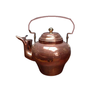 Bouilloire chauffante à eau de qualité supérieure, de forme ronde, en cuivre, pour le thé et le café, accessoires de cuisine - Product Image 6